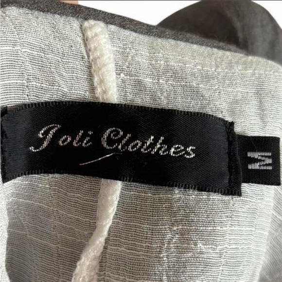 Boho Joli Grey Linen-esque Maxi Dress Size Medium - Picture 7 of 7